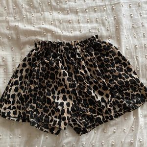 Leopard shorts